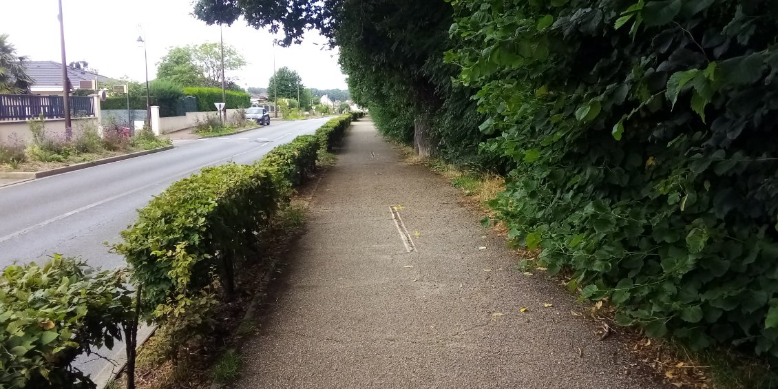 Et bien en France aussi nous avons de sympathiques pistes cyclables.