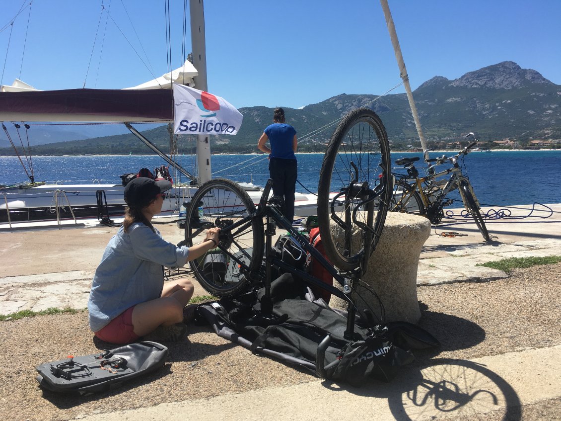 Le vélo prend forme