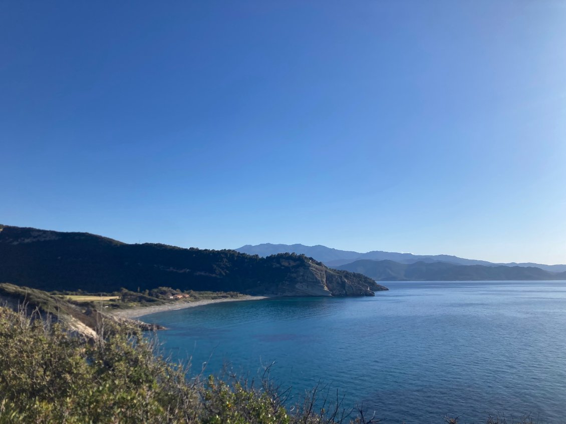 Sur la route du camping après St Florent