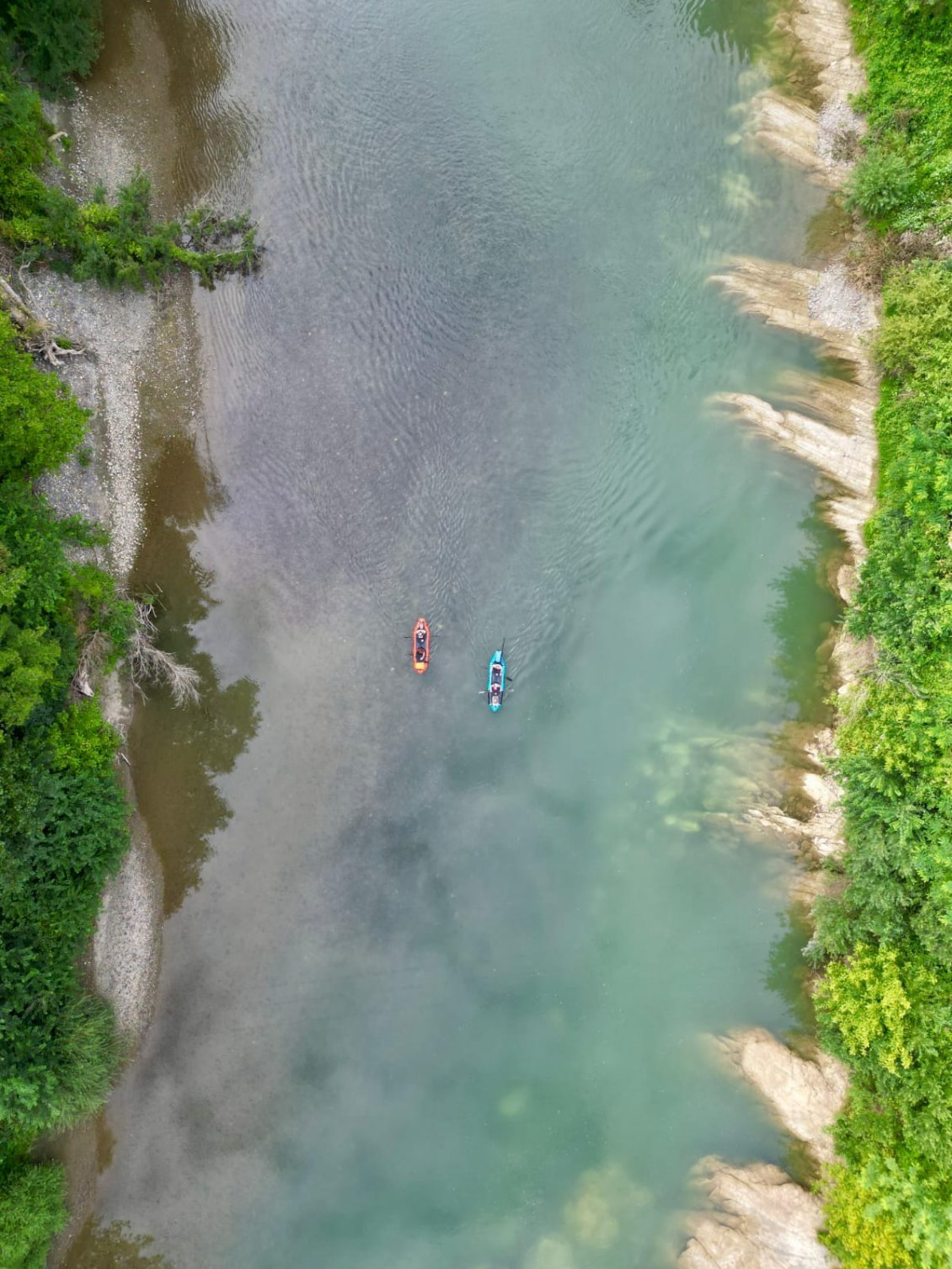 Deux jours d'itinérance en packraft sur le Gave de Pau