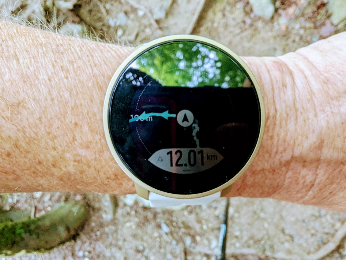 Suivi d'itinéraire sur la Suunto 9 Peak Pro, sans carto du coup