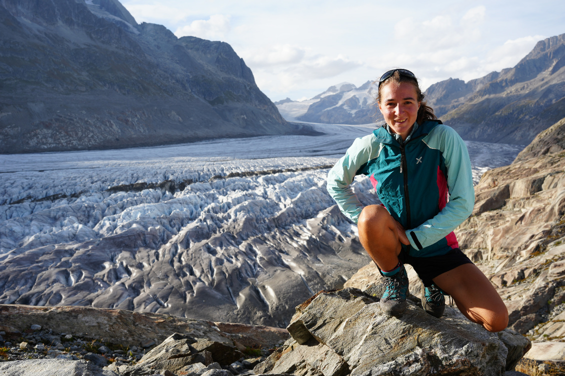 Aletsch, l’un des plus grands glaciers d’Europe. C’est la première fois que j’approche d’aussi près un géant de glace, révérence.