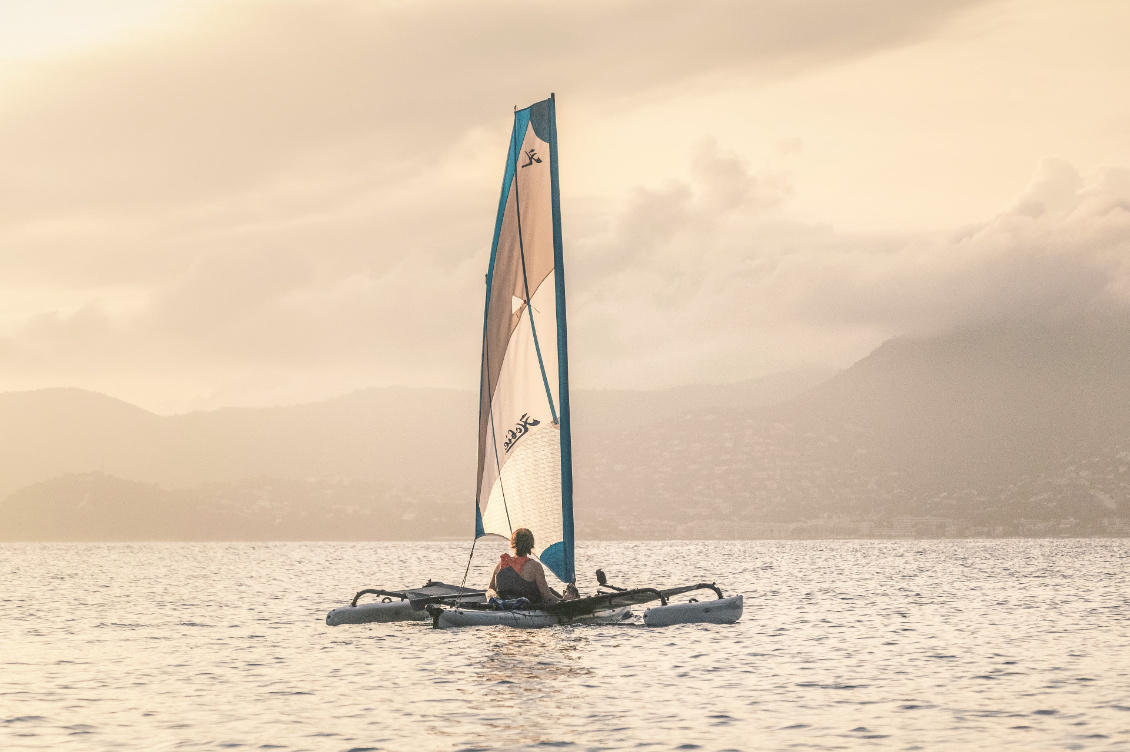 Hors saison. Tout est calme sur la Côte d’Azur en hiver. Photo : Oscar Landi