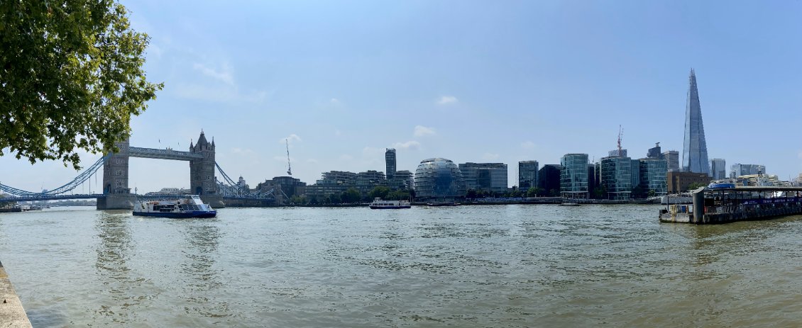 C'était pas prévu, mais cette escale sur les bords de la Tamise a été quand même bien agréable.