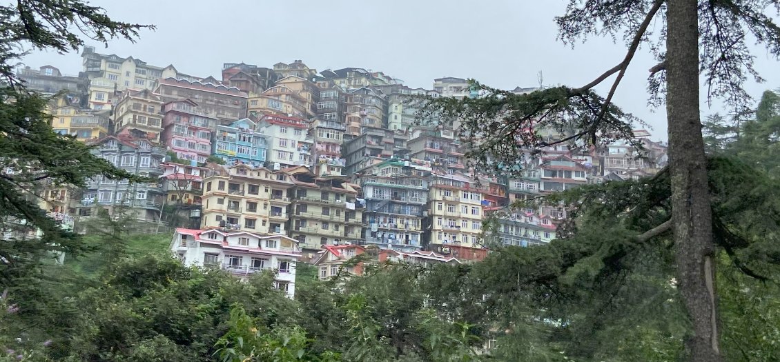 Des maisons construites tout en hauteur, sur plusieurs niveaux