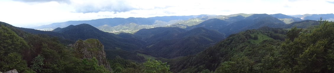 Panorama des hauteurs incitant à la contemplation.