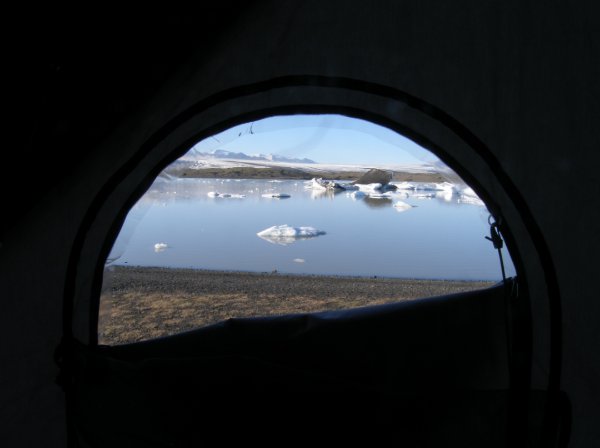 vue depuis la tente de toit :) 