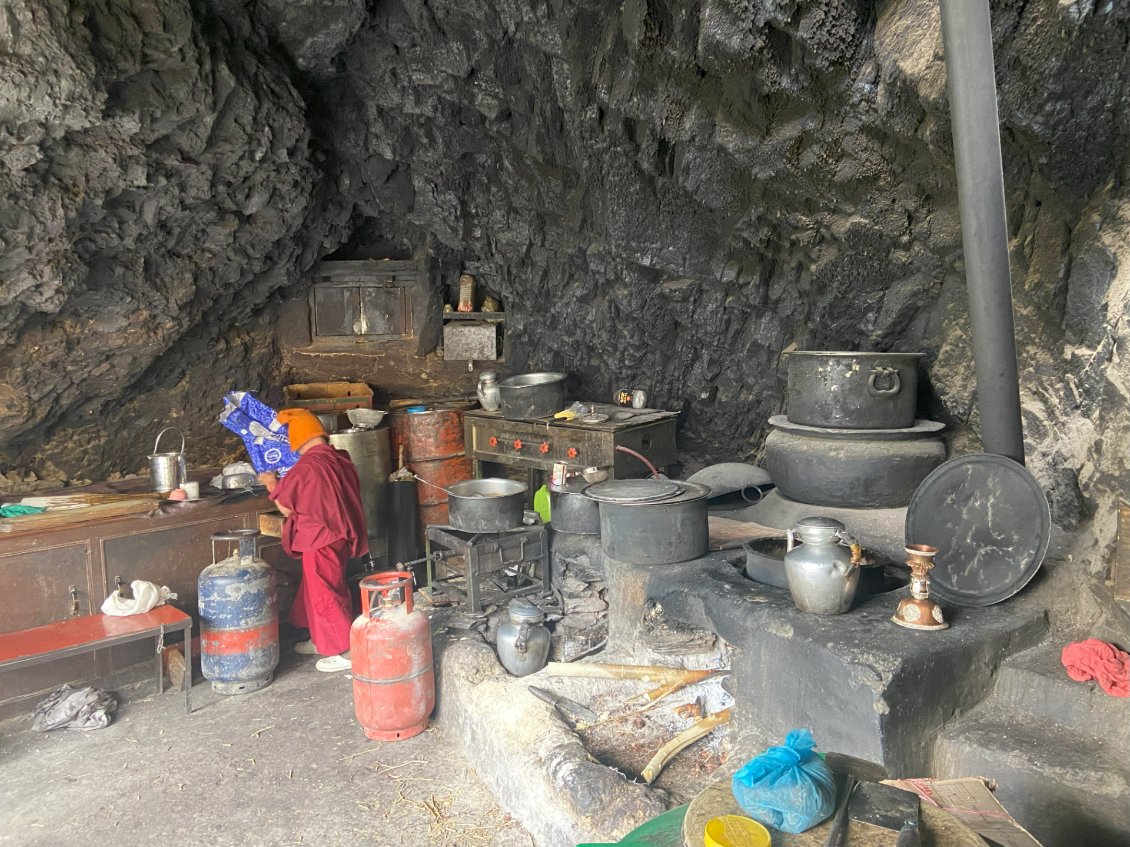 La cuisine du monastère.