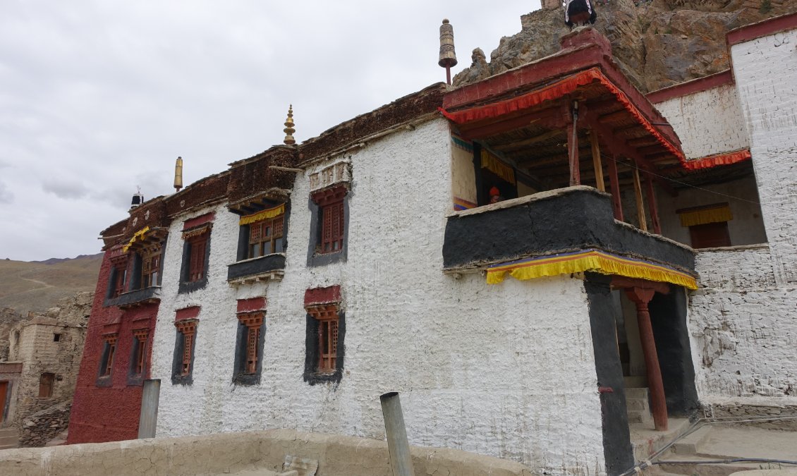 Karsha Gompa, vu de l'intérieur