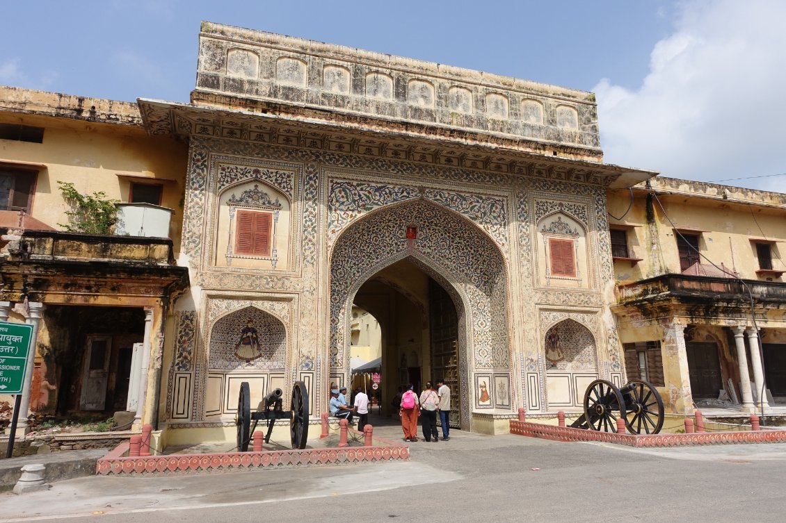 Une porte d'entrée au City Palace