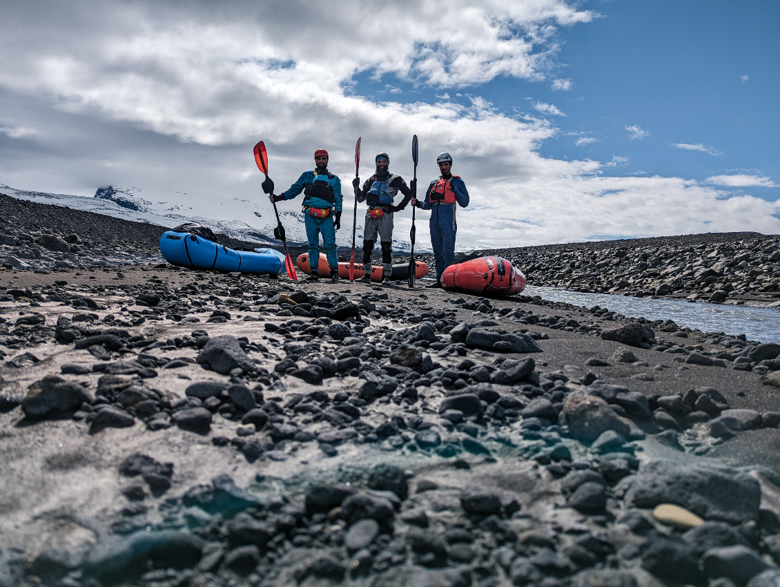 Ski+packraft en Islande.