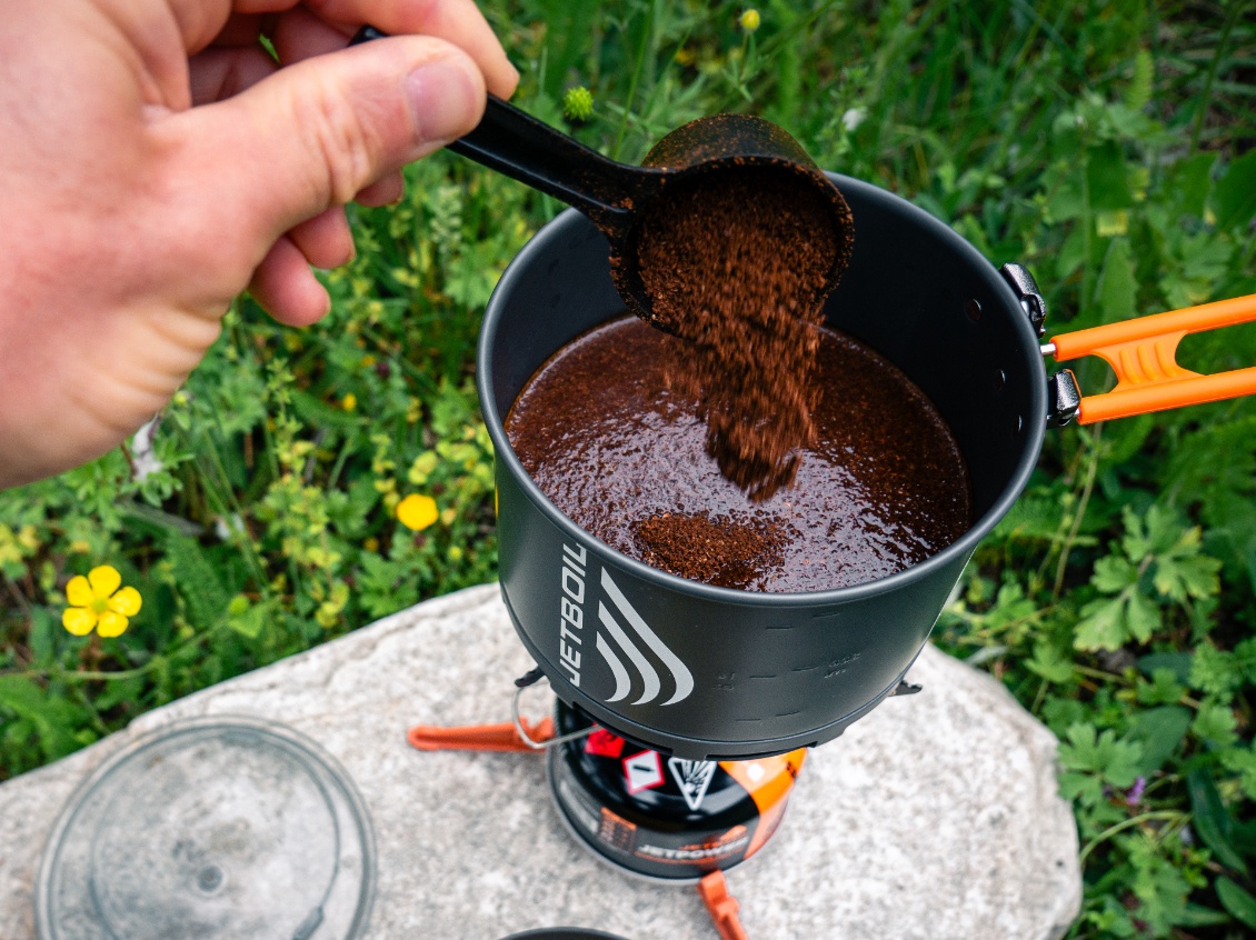 Ajout du café.