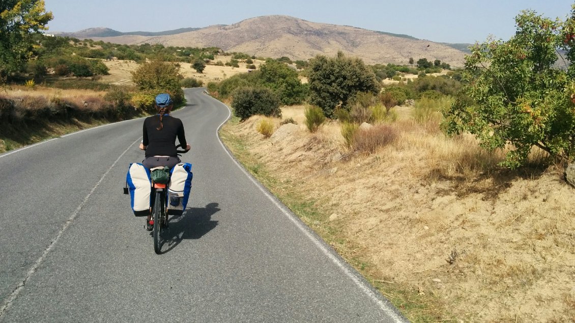 Traversée à vélo du massif des Gredos (en Espagne)