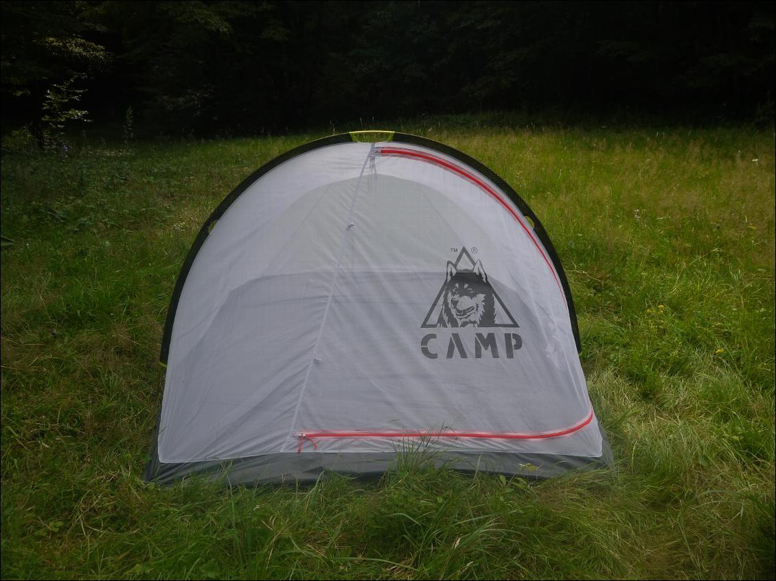 Tente CAMP Minima 3 SL - chambre montée seule porte fermée