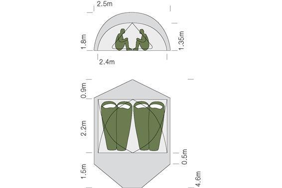 Tente Exped Gemini IV DLX