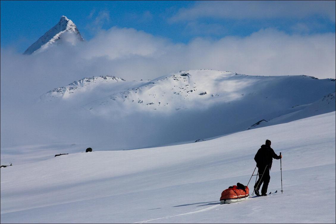 Expé ski pulka en Norvège