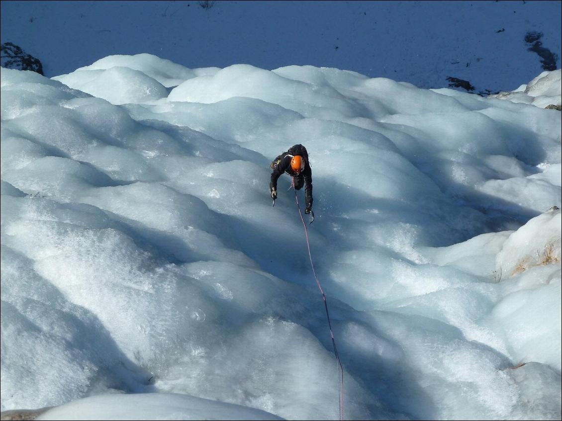 Cascade de glace en Belledonne