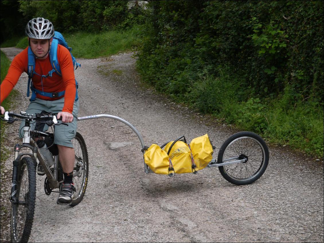 Bon braquage grâce au système de fixation sur selle