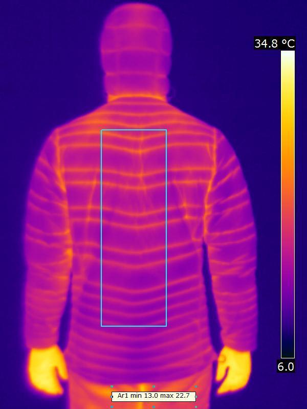 Caméra thermique de dos