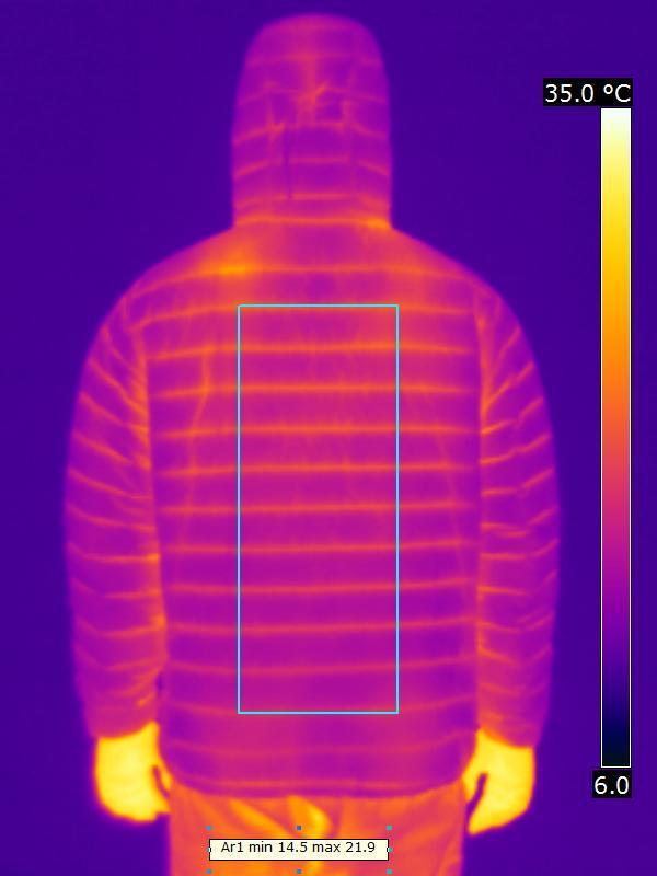 Caméra thermique de dos