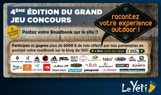 Concours de roadbooks Le Yéti