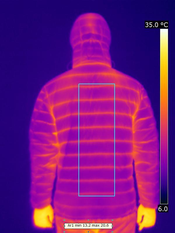 Caméra thermique de dos