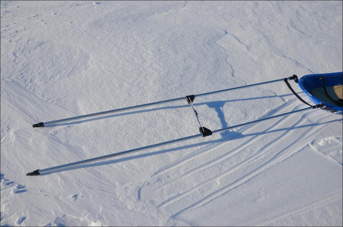 Test de pulka Snowsled