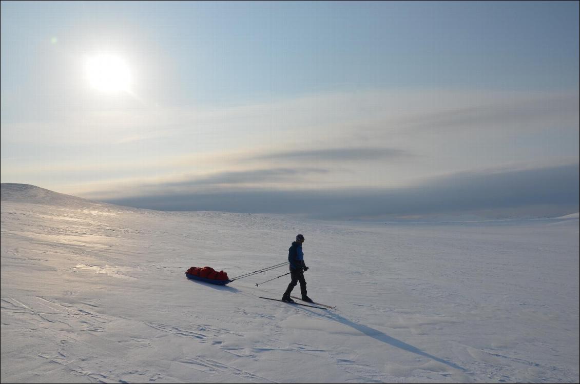 Test de pulka Snowsled