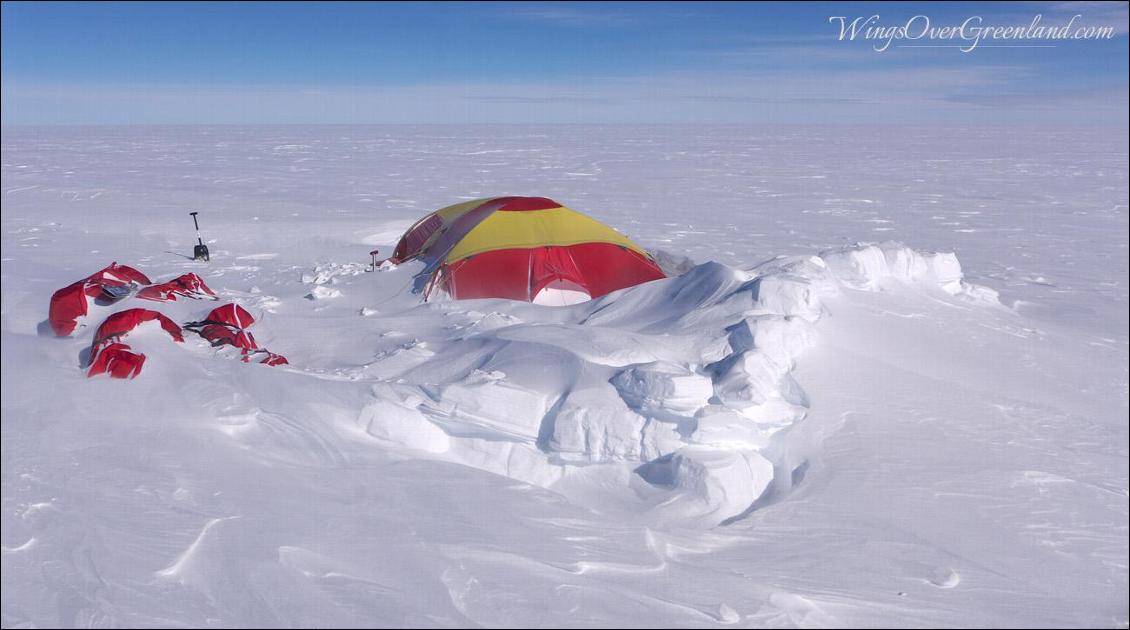 Après la tempête sur la calotte groenlandaise