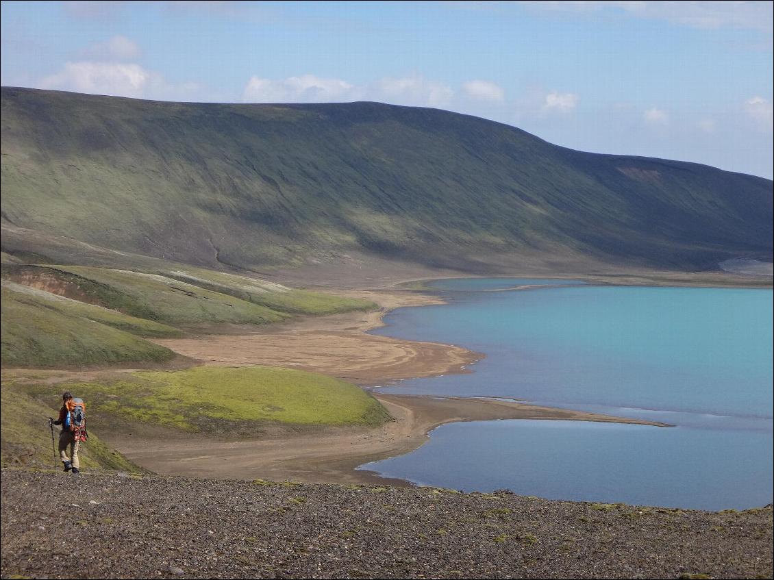 Lac à l'ouest de Landmannalaugar