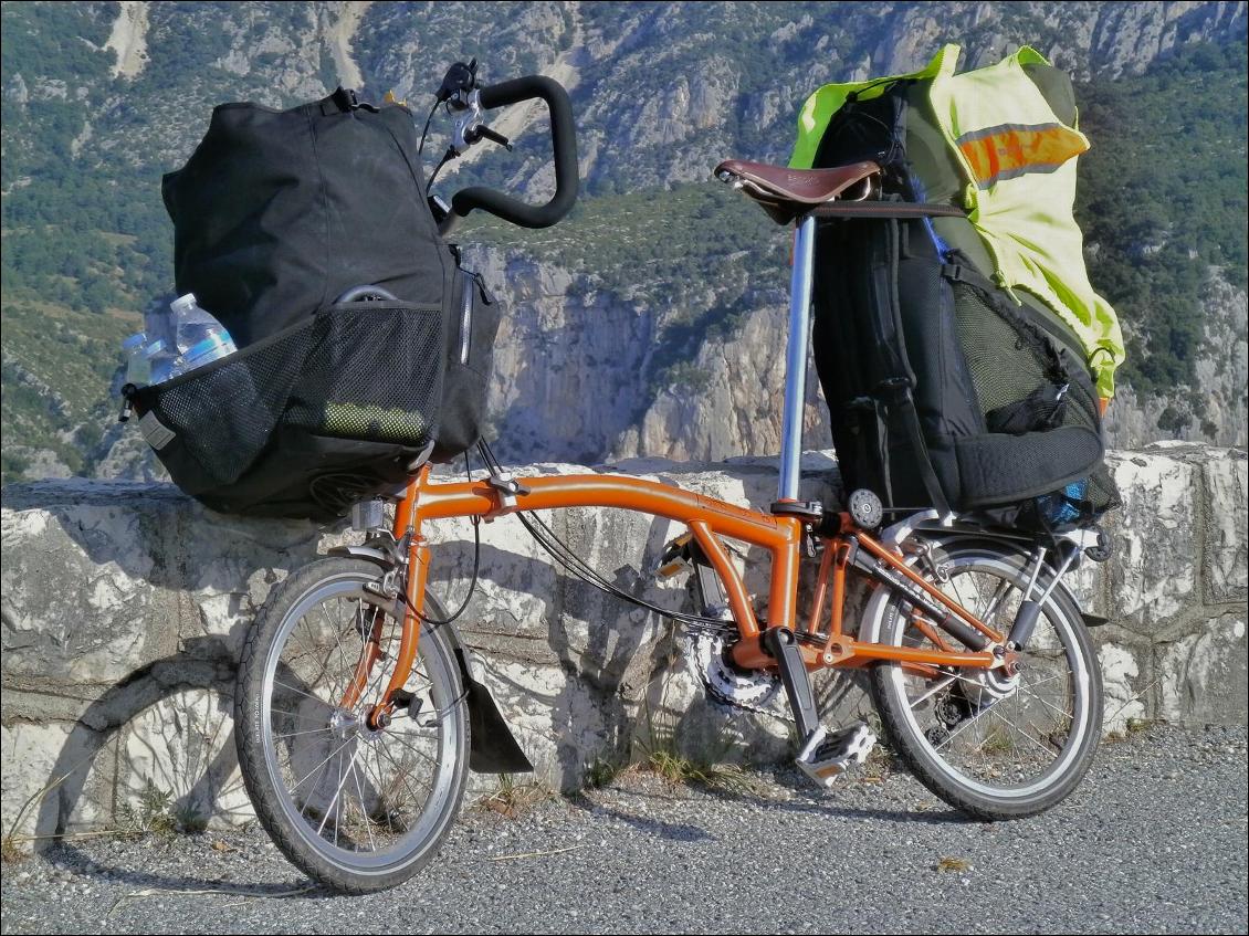 L' "Albracka" ou le vélo-kayak compact