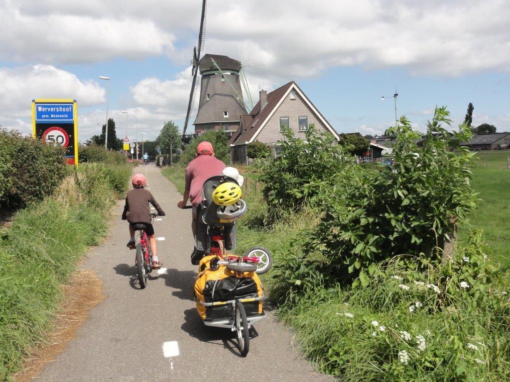 Hollande à vélo, le paradis des cyclistes en famille…