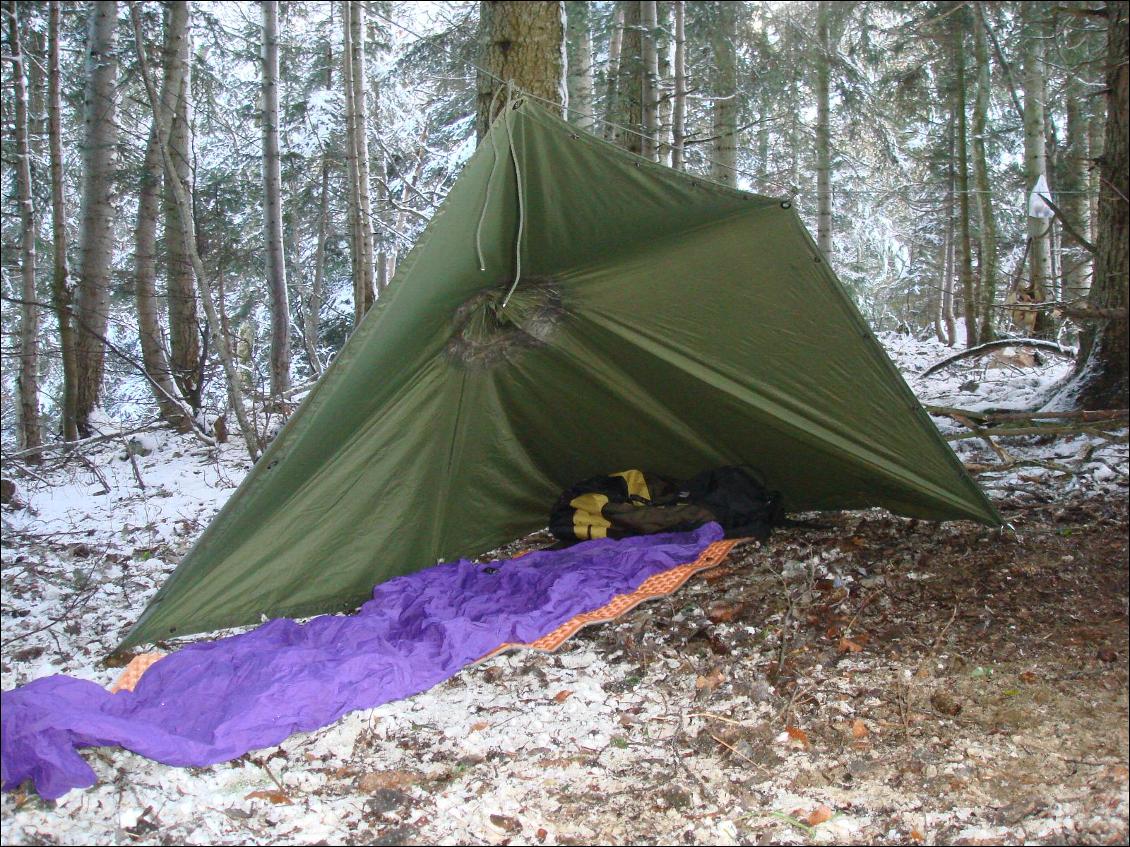 Abri bivouac ou "Tarp"