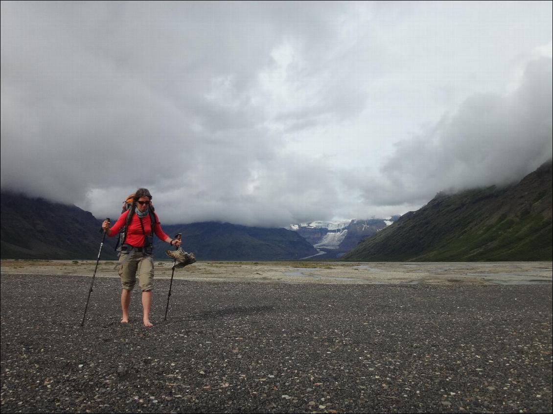 Lit immense de la rivière Morsà, Islande