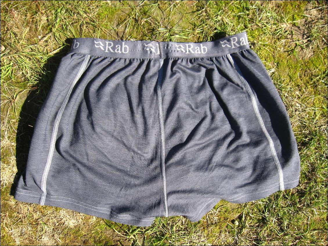 Zoom sur le bas du boxer