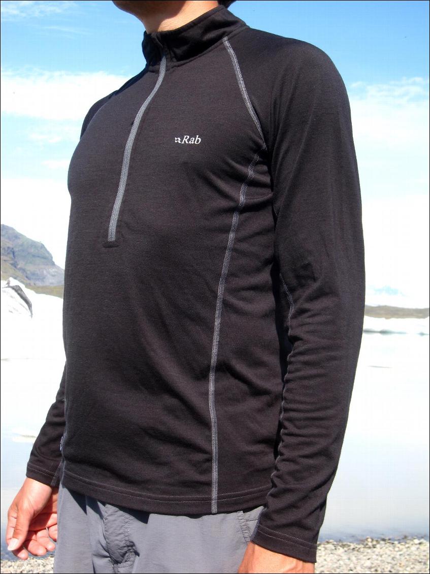 Rab – MeCo 165 LS Zip Tee 