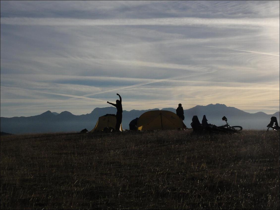 Petit bivouac avec vue !