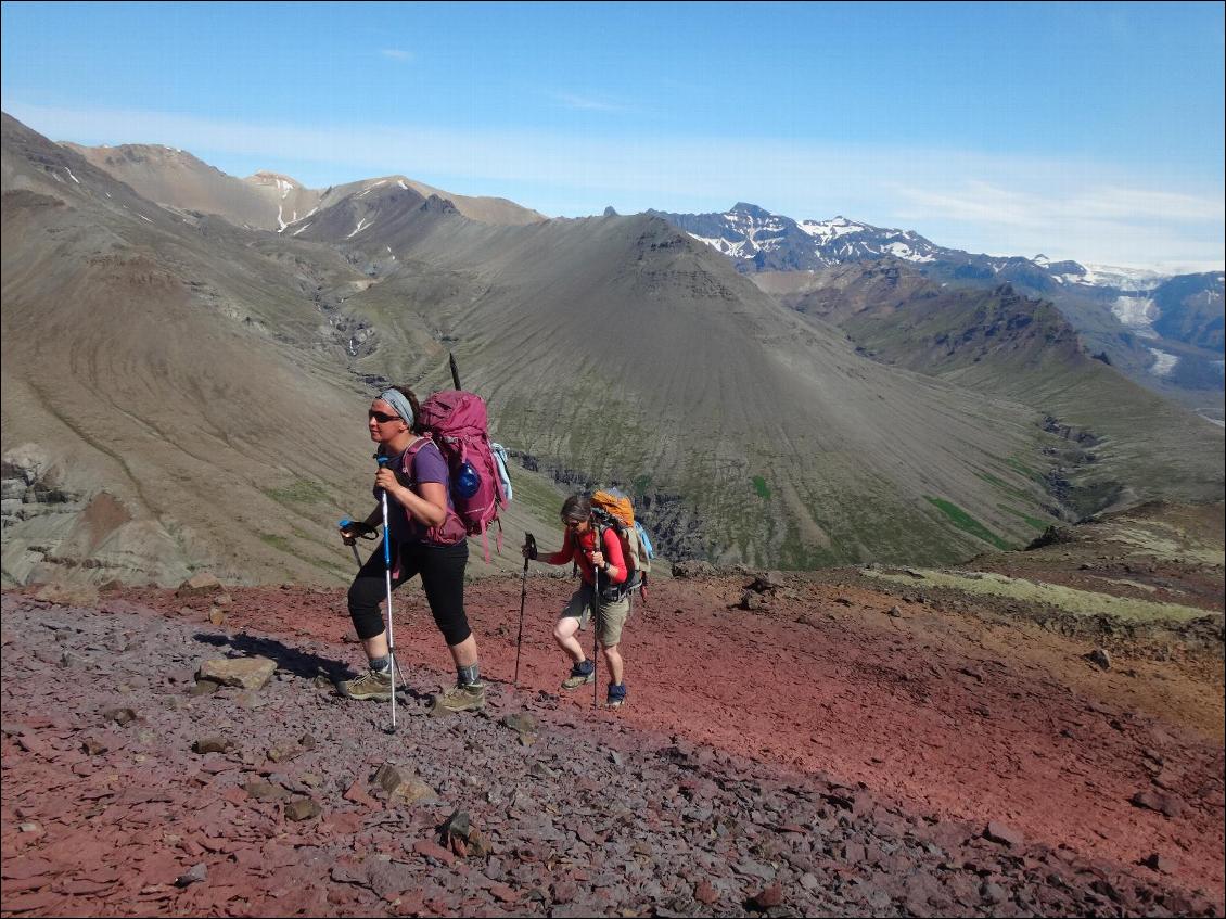 Terrain varié en Islande