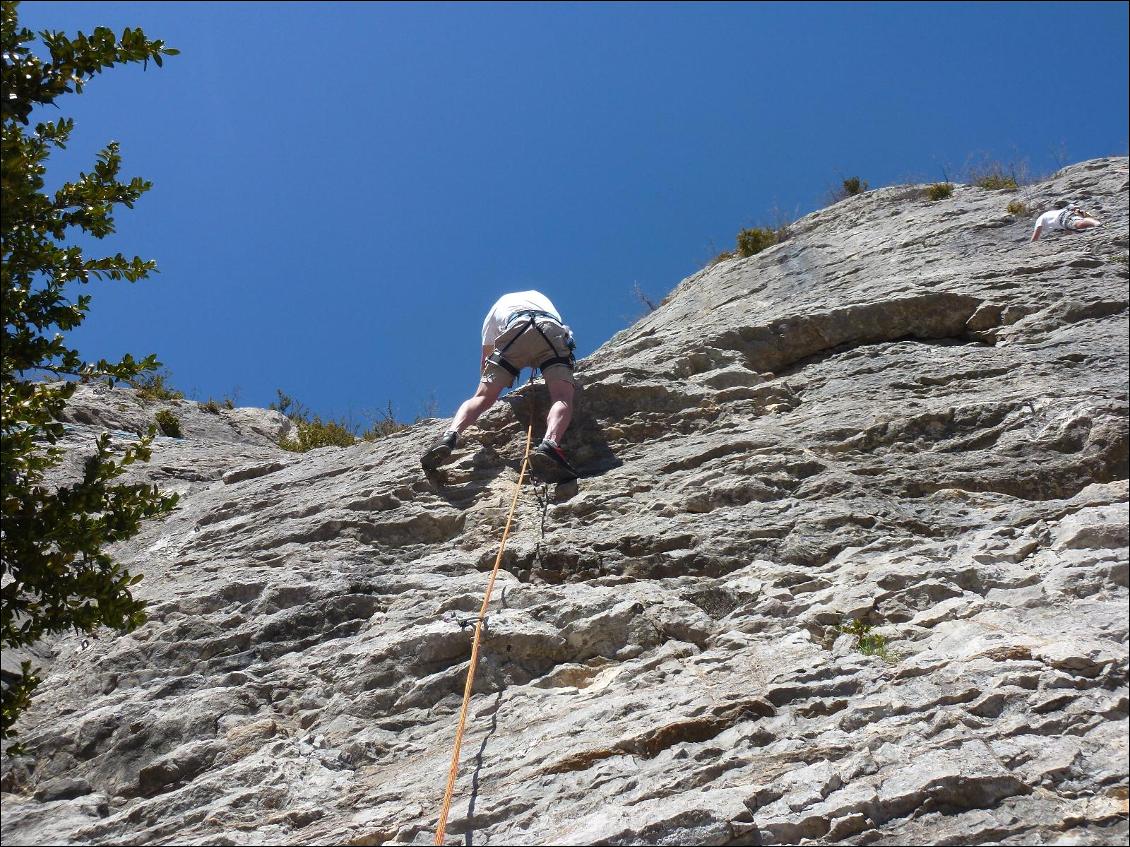 Hanwag Approach GTX : grimpe dans du 6a en tête