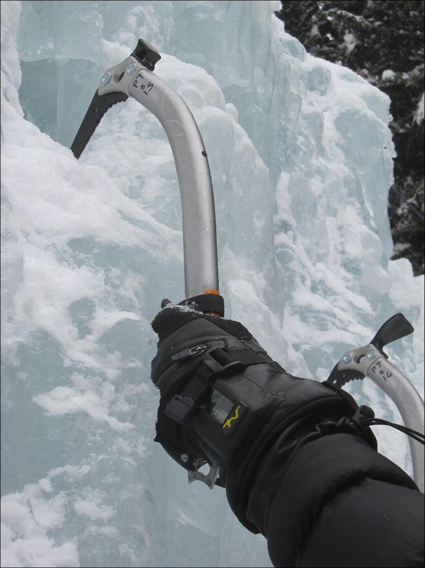 Utilisation en cascade de glace