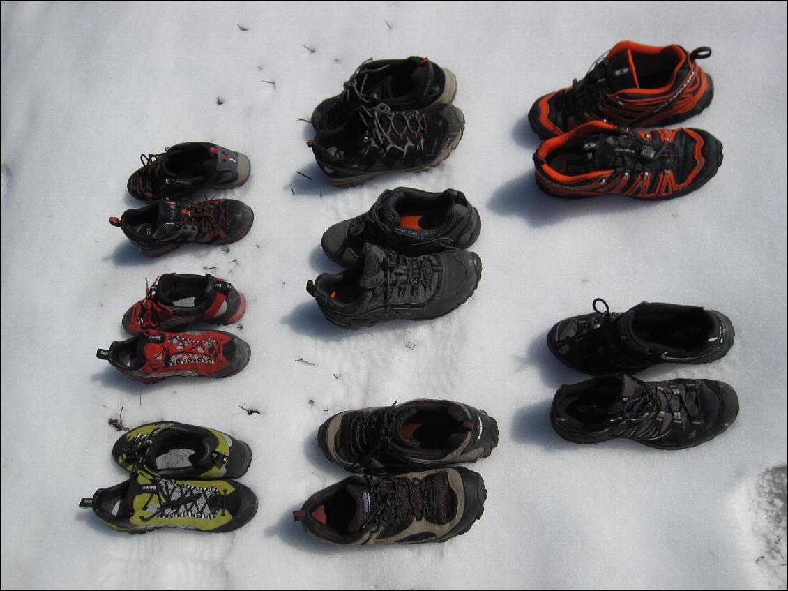 Comparatif chaussures tige basse gore-tex