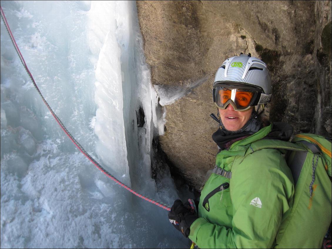 Utilisation cascade de glace