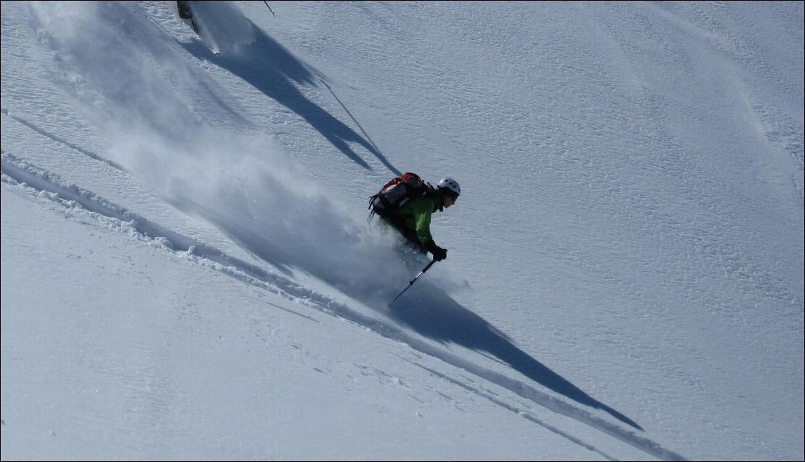 Hummmm... 100% plaisir à la descente !