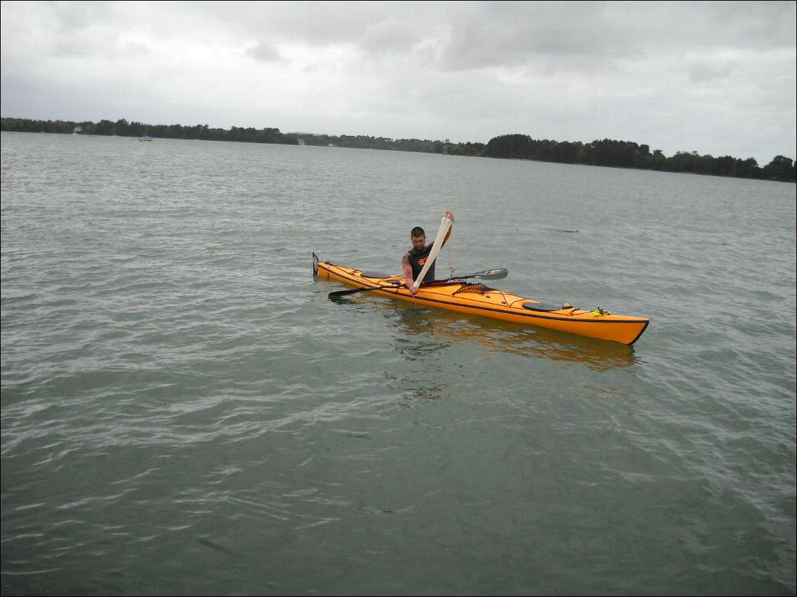 Relevés effectués en kayak