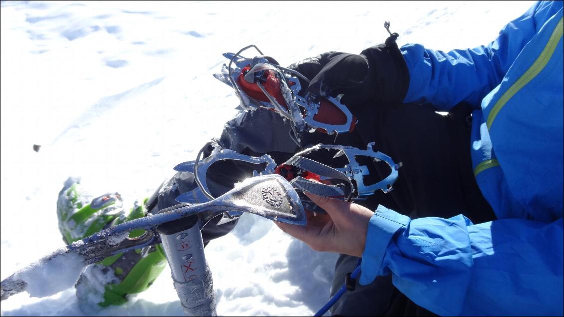 Crampons acier compacts