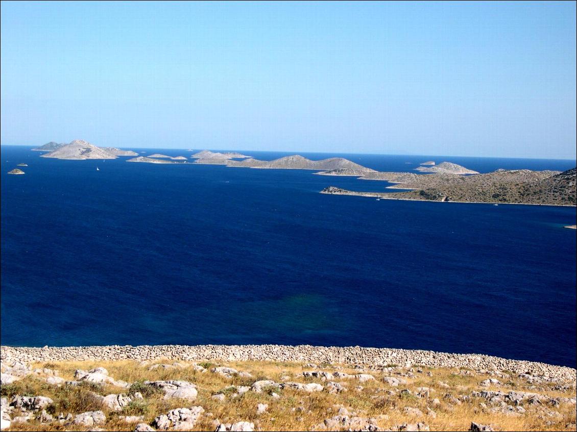 kayak de mer en Croatie (archipel de Kornati)