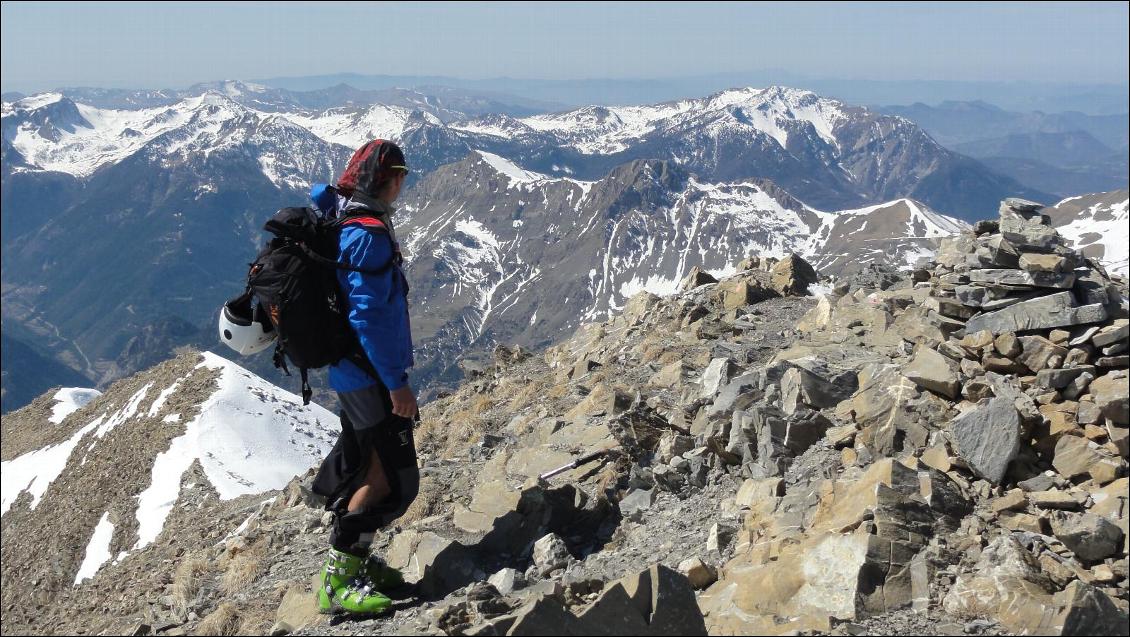 Ski de rando dans les Hautes-Alpes avec la veste Millet Trilogy Gtx jacket, 2800m