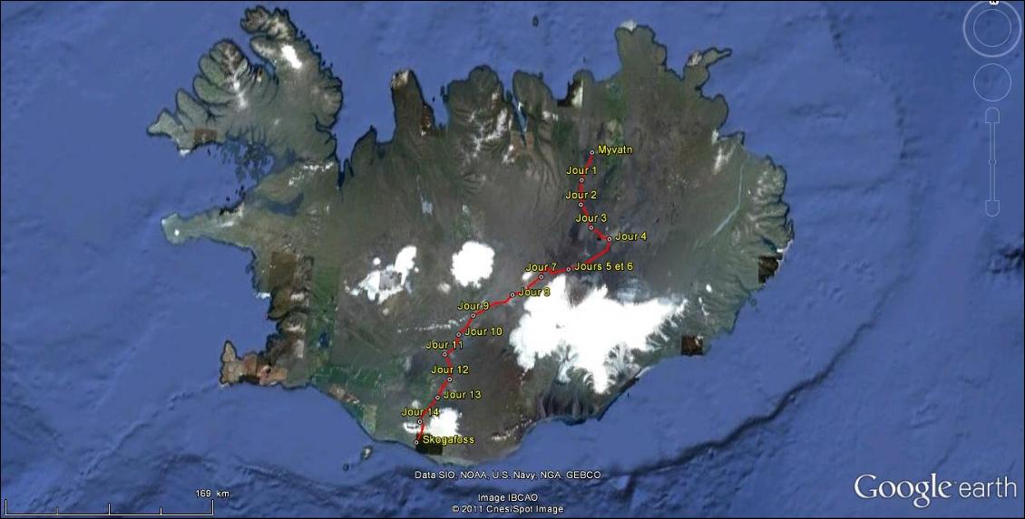 Traversée islandaise entre Myvatn et Skogar