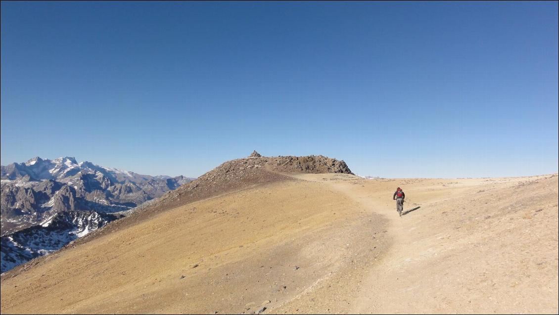 Amérique du Sud ? Non VTT à 3100m dans les Alpes du Sud