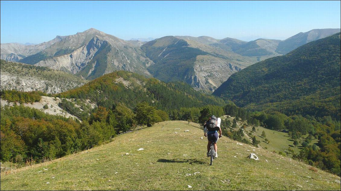 Descente vers le Devoluy